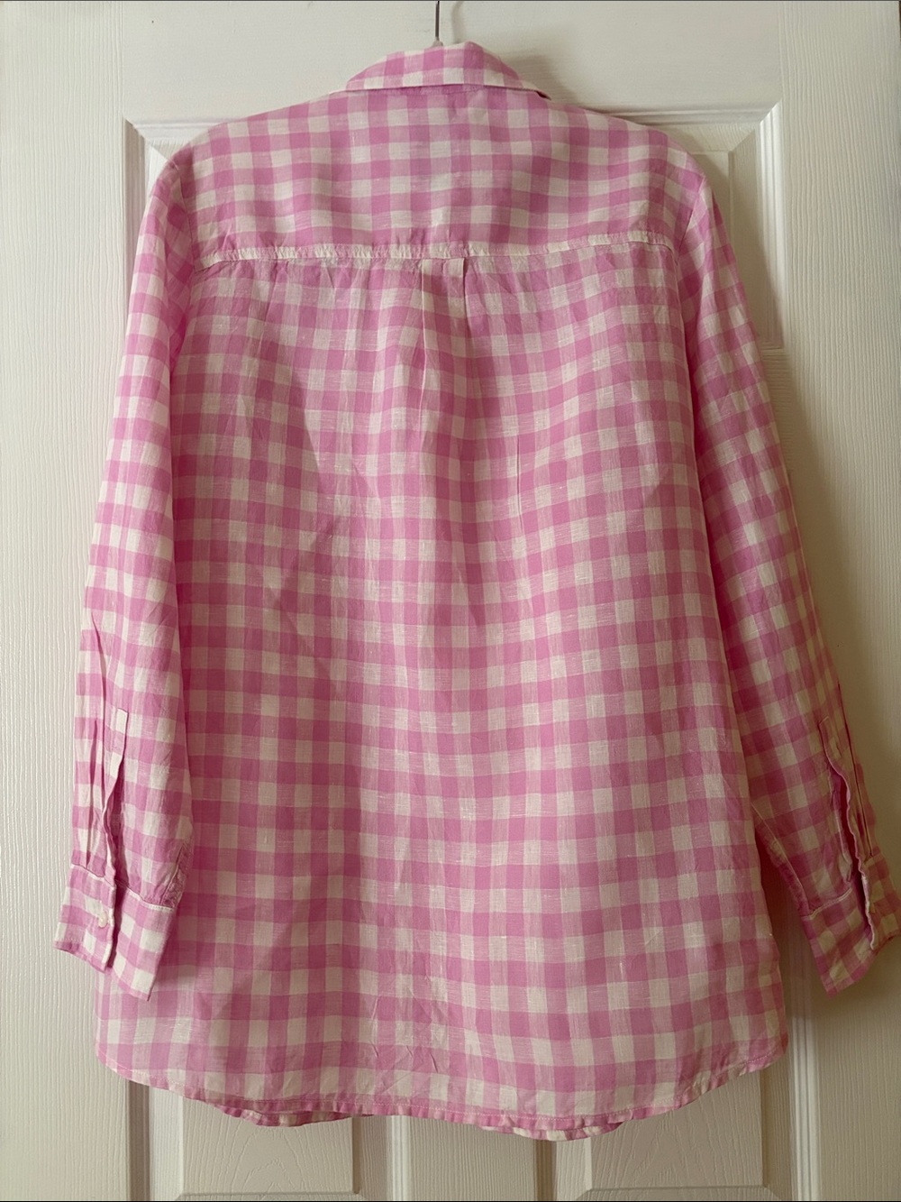 GAP Pink & White Gingham Button-Down Shirt - Picture 3 of 11